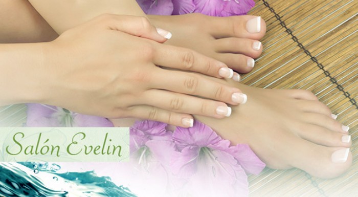 Mokrá pedikúra v Salóne Evelin