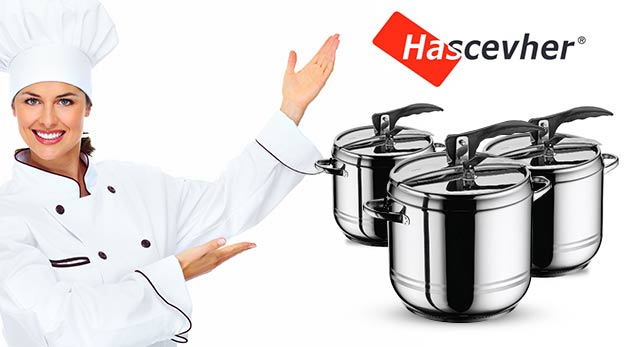 Kvalitné tlakové hrnce značky Hascevher