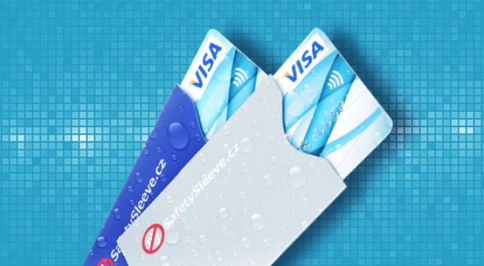 Bezpečnostný obal na bezkontaktnú kreditnú kartu