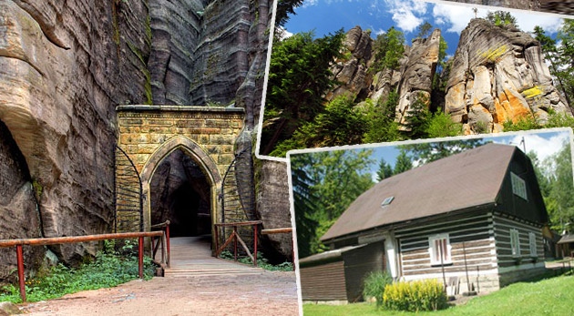 Zděřina pri Adršpachu - rodinný oddych v prírode