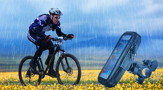 Vodotesné puzdro na mobil aj na bicykel
