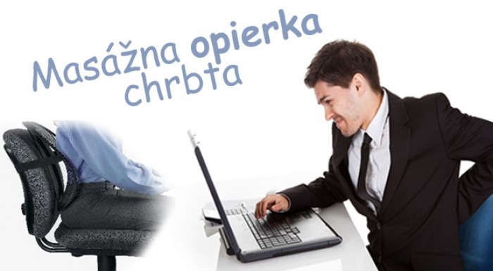Masážna opierka pre zdravú chrbticu