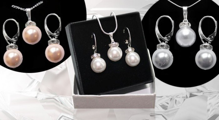 Elegantný set perál