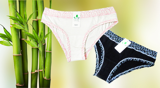 Vzorované bambusové nohavičky - 3 ks v balení