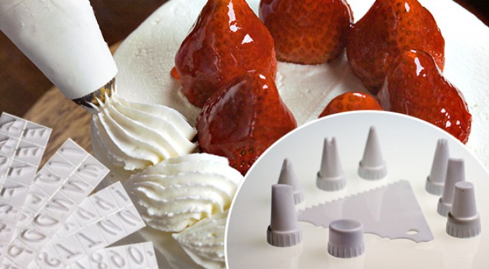 Šikovná 100-dielna sada na zdobenie zákuskov