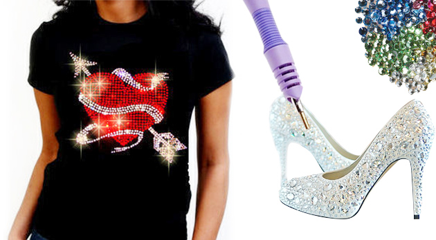 Hot fix aplikátor krištálikov pre kreatívne ozdoby