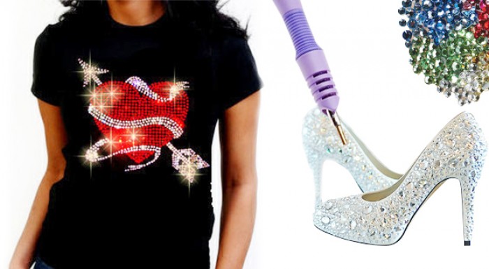 Hot fix aplikátor krištálikov pre kreatívne ozdoby