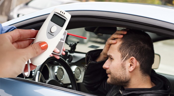 Prenosný LCD alkoholtester