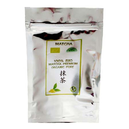 Zelený japonský čaj 100% BIO MATCHA premium organic pure - 30 g balenie + 20% navyše