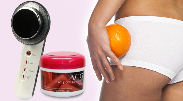 Gél a ultrazvuková žehlička proti celulitíde