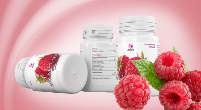 Malinový ketón na chudnutie - 60 alebo 180 tabliet