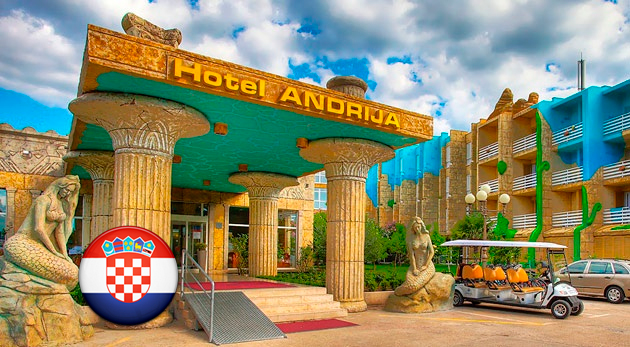 Originálny detský Hotel Andrija**** v Chorvátsku