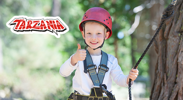 Vstup do lanového parku Tarzánia Skalica