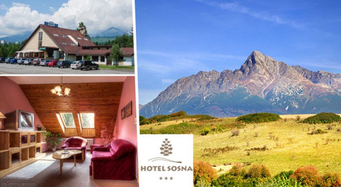 Relaxačné 3 dni pod štítmi Tatier v Hoteli Sosna