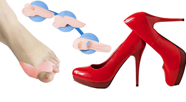 Prstový fixátor na zmiernenie vybočujúceho palca