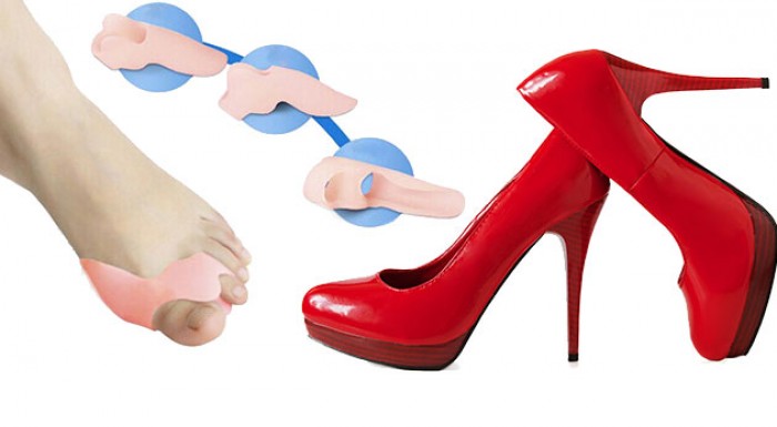 Prstový fixátor na zmiernenie vybočujúceho palca