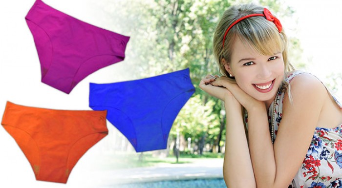 Bezšvové nohavičky strihané laserom - 3 ks