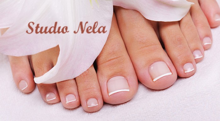 Gélové nechty na nohy v Štúdiu Nela