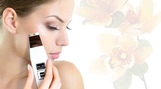 Ultrazvukový čistič pleti pre žiarivú pleť