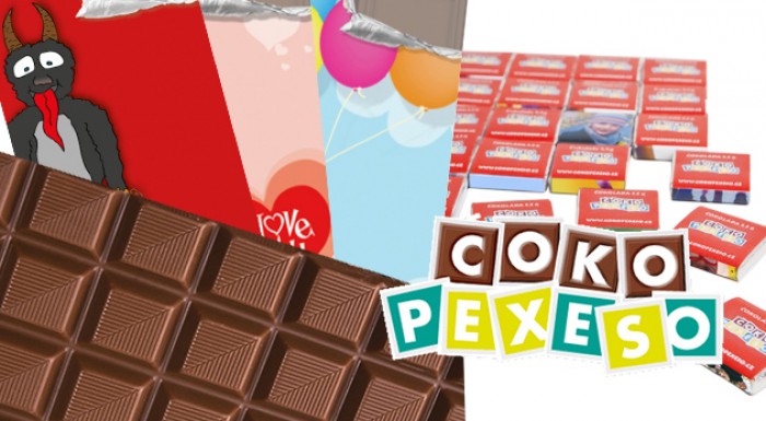 Vlastná fotka na čokoládu alebo čokopexeso