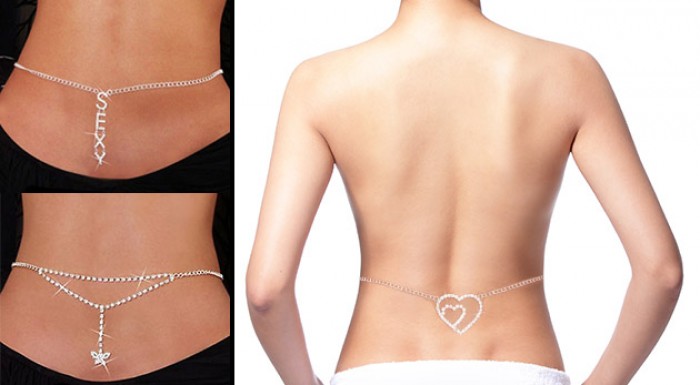 Ozdobná retiazka na chrbát