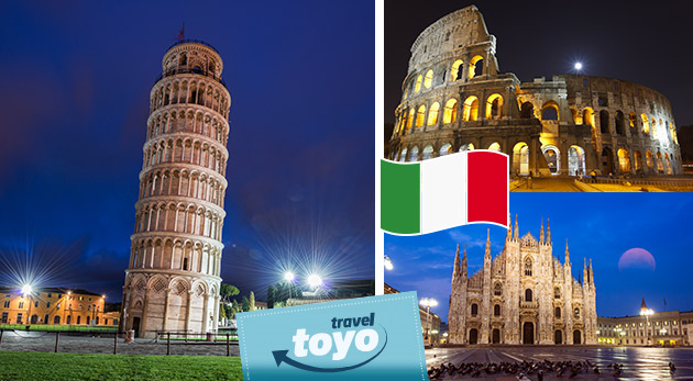 Čarovné Taliansko - 5-dňový zájazd s CK TOYO