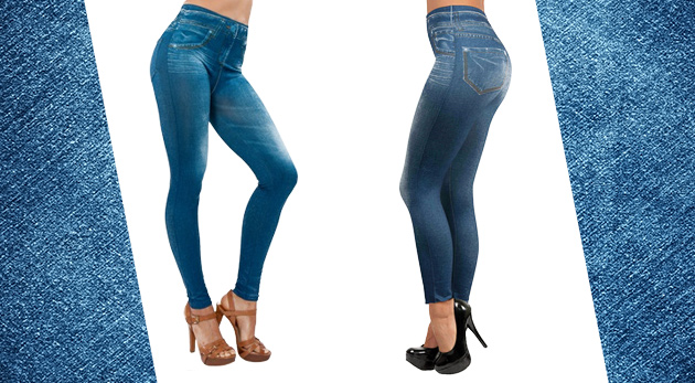 3 kusy džínsových legín