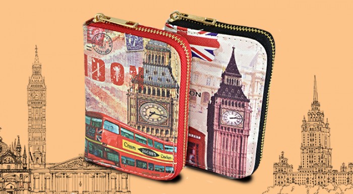 Pestrofarebné dámske peňaženky - 6 druhov