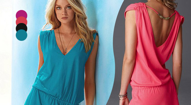 Letné šaty v 4 farbách