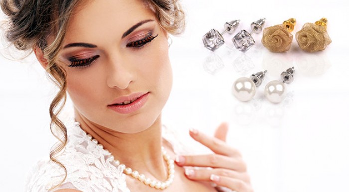 3 páry náušníc - na výber z 3 farieb