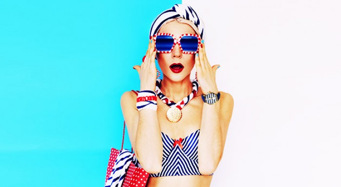 Dámske hodinky v námorníckom štýle