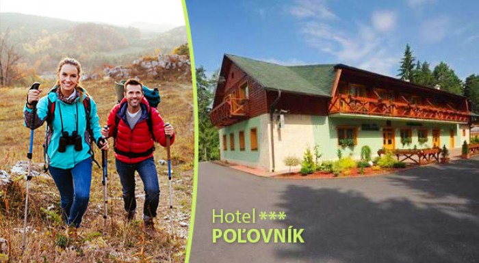 Hotel Poľovník*** v Nízkych Tatrách pre dvoch