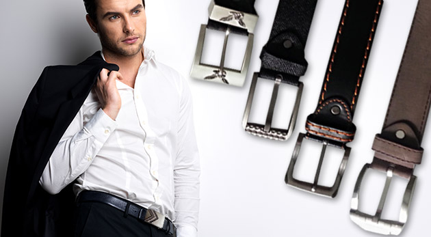Kvalitný pánsky kožený opasok