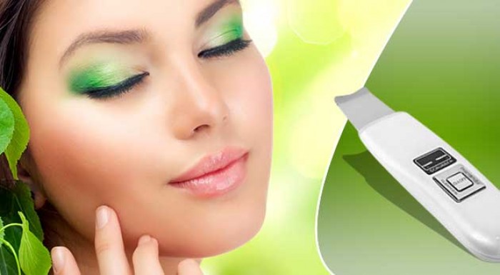Ultrazvukový čistič pleti pre žiarivú pleť