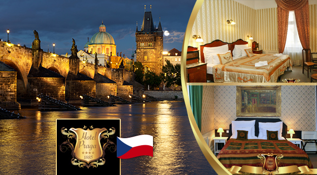 Historický Hotel PRAGA 1885**** v centre Prahy