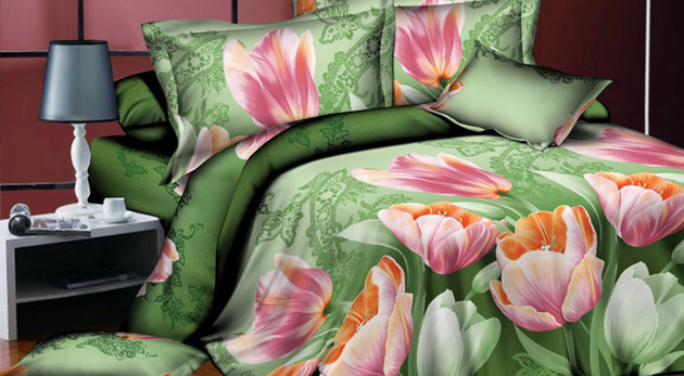 Posteľné obliečky s 3D dizajnom