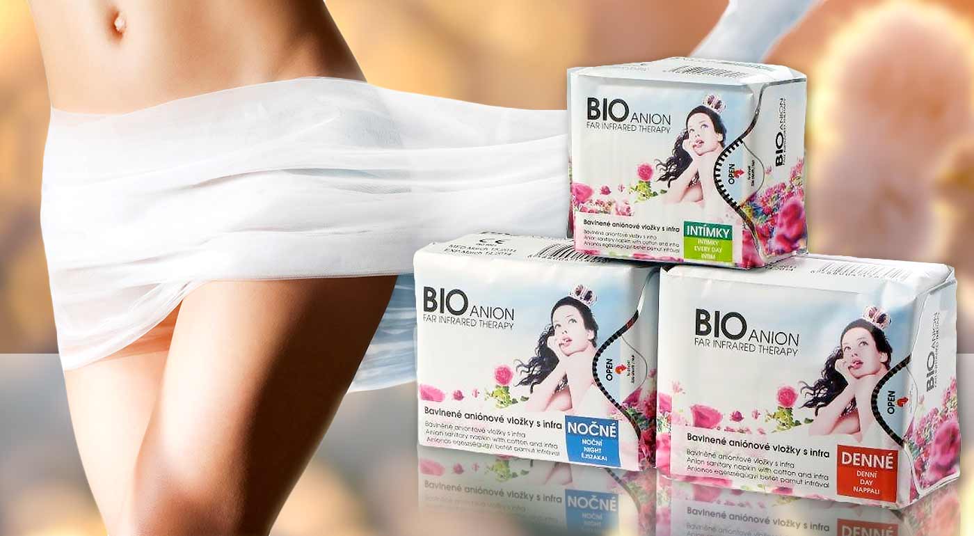 Dámske vložky značky BIOanión