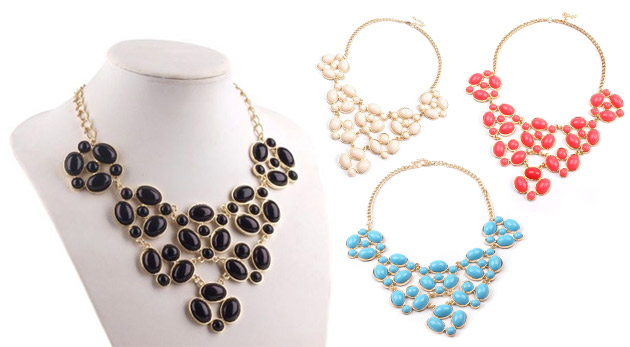 Náhrdelník s kamienkami