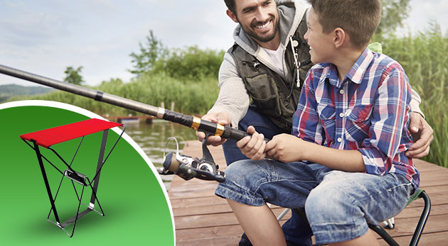 Skladacia cestovná stolička