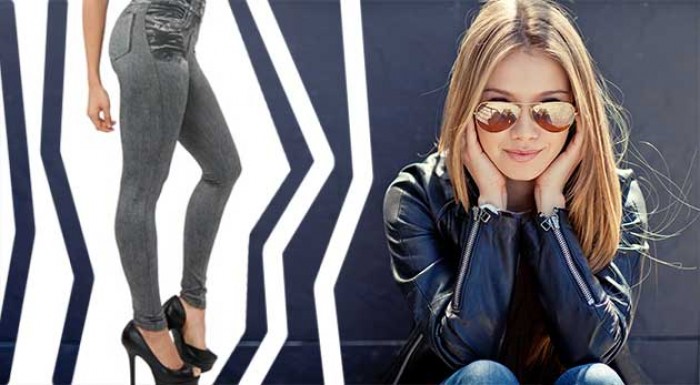 Džínsové legíny - 3 kusy v balení