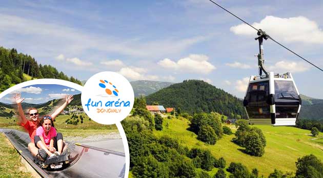 Jazda lanovkou TELEMIX Nová hoľa a bobová dráha