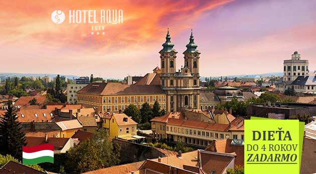 Oddych v kúpeľnom meste Eger v Maďarsku