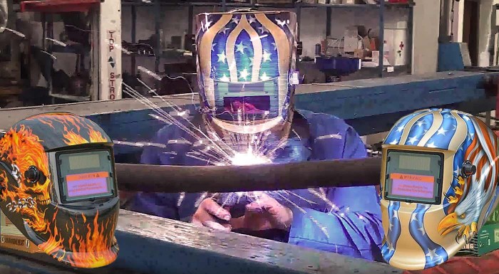 Štýlové samostmievacie zváračské kukly KLEIN