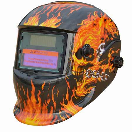 Horiaca lebka - samostmievacia zváračská kukla KLEIN