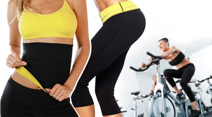 Neoprénové nohavice, tielko a pás na chudnutie