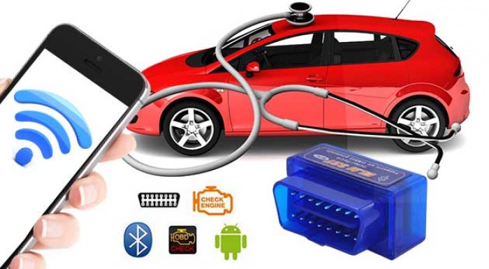 Bluetooth diagnostika motora