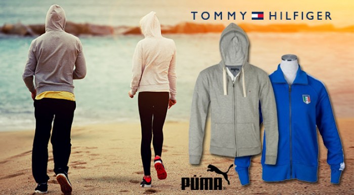Puma dámska alebo Tommy Hilfiger pánska mikina