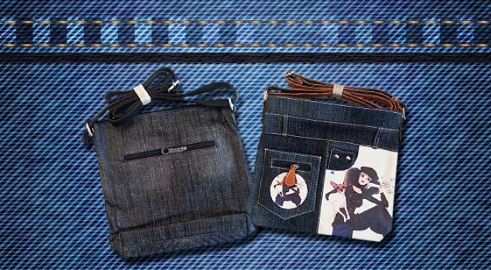 Štýlové riflové kabelky