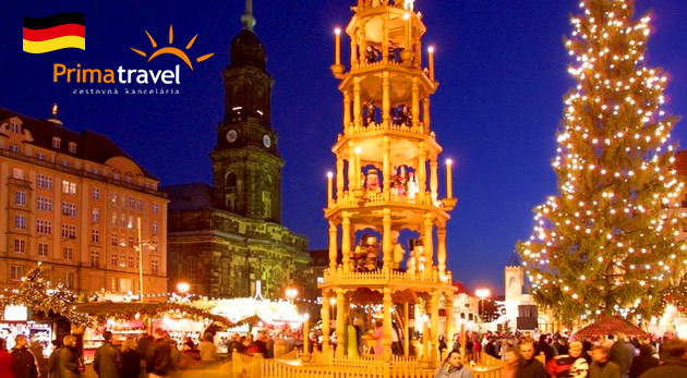 Vianočné Drážďany a slávny  Moritzburg
