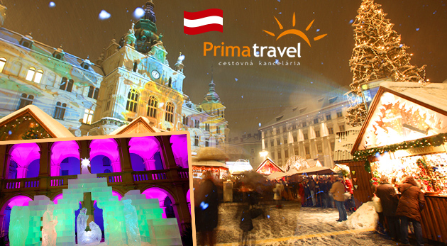 Advent v Grazi a ľadový betlehem